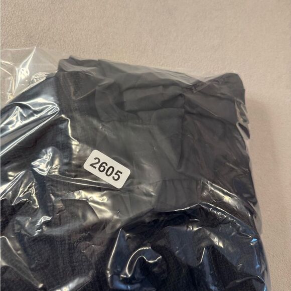 Zara Black Contrasting Tweed Long Sleeve Mini Dress Size Small - Picture 16 of 16